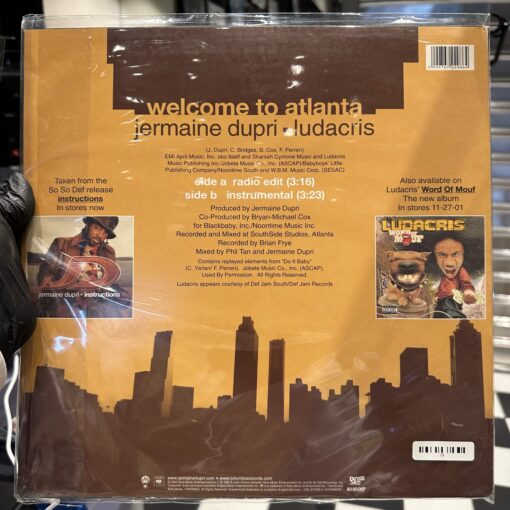 Welcome to Atlanta by Jermaine Dupri featuring Ludacris - Image 2