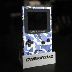 Alternative view of Nintendo Game Boy Color Blue Camo (New/Refreshed)