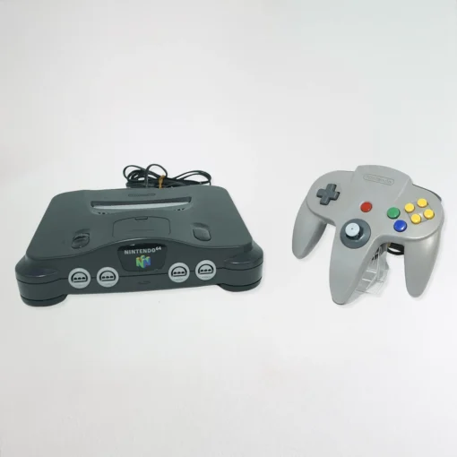 nintendo n64 charcoal console bundle