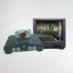 nintendo n64 charcoal console bundle