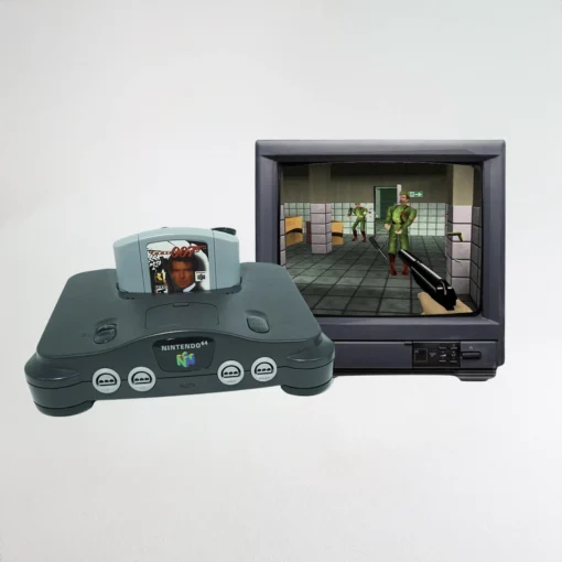 nintendo n64 charcoal console bundle
