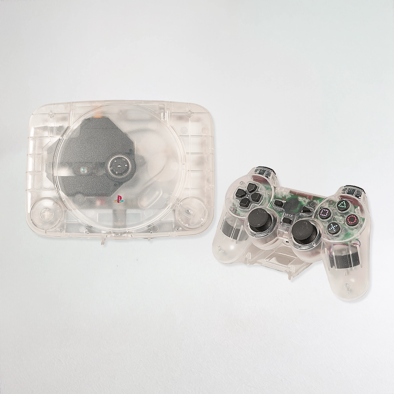 playstation 1 transparent console