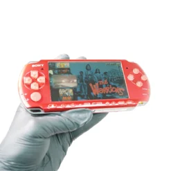 Alternative view of Sony PSP 3000 (Red) [Modded]