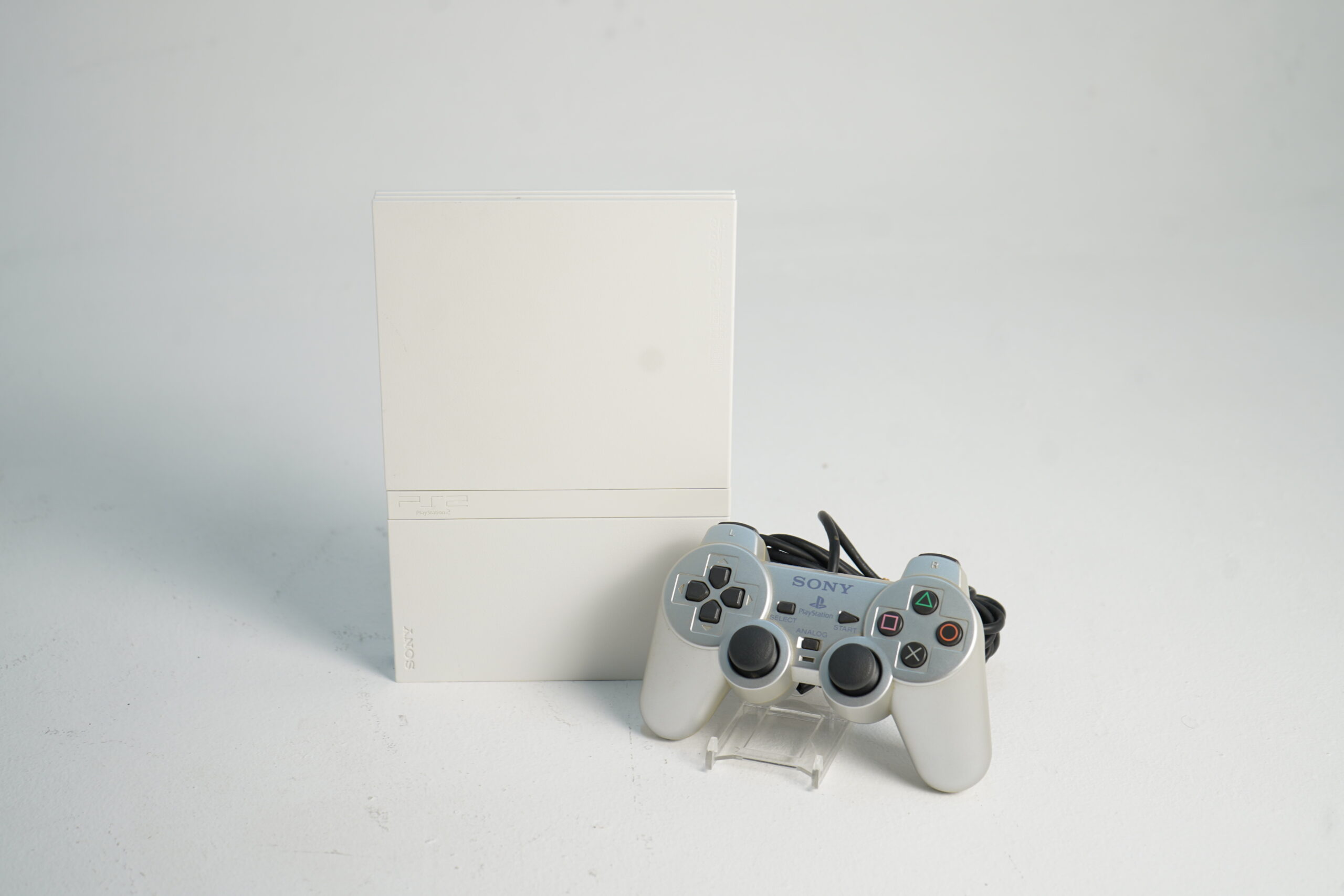 PS2 Slim Bundle (Custom White Shell)
