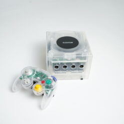 Alternative view of Nintendo GameCube Transparent Shell Bundle