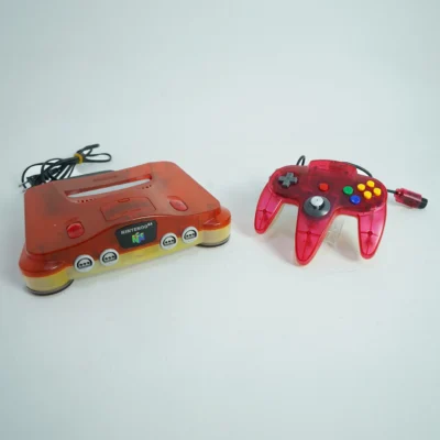 Nintendo N64 Funtastic Fire Orange Shell