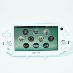 Alternative view of PS Vita (Light Blue and White)
