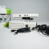 Microsoft Xbox 360 Slim باقة (أبيض) [مع حساس Kinect]