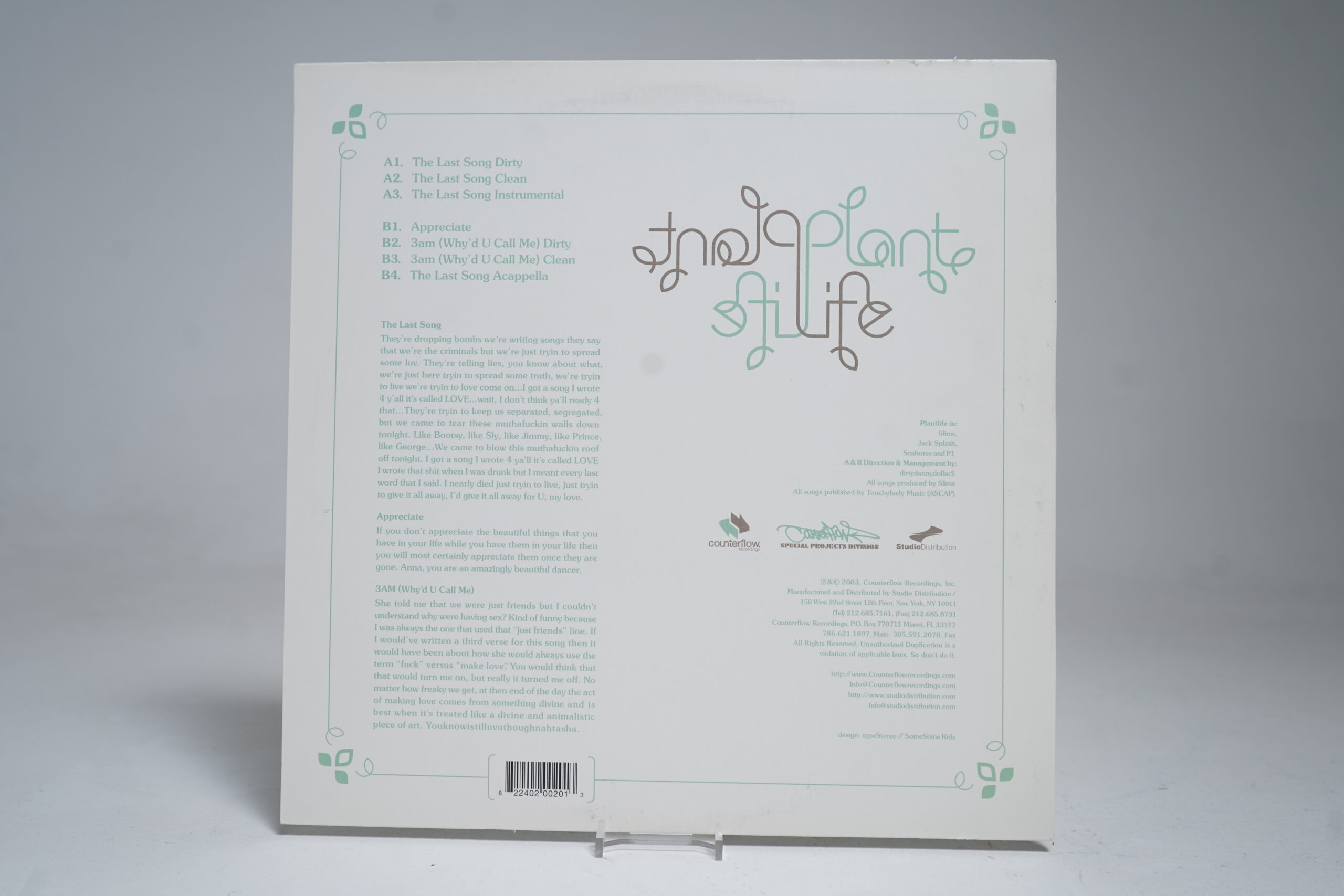The Plant Life (12β³ Vinyl Single) - Image 2