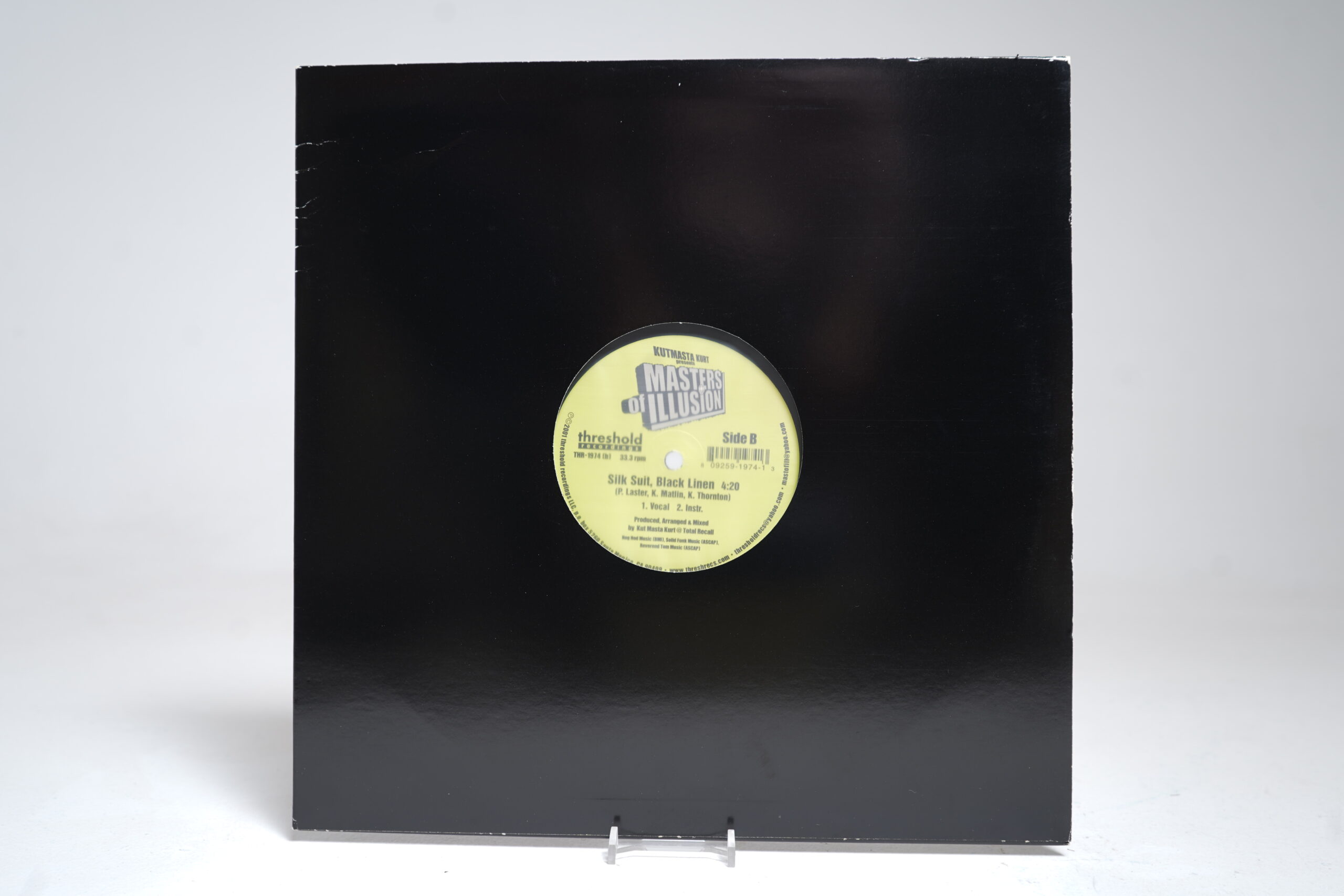 Masters of Illusion β The Bay-Bronx Bridge / Silk Suit, Black Linen (12β³ Vinyl Single) - Image 2