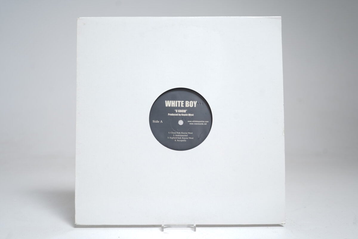 White Boy – U Know (12″ Vinyl Single)