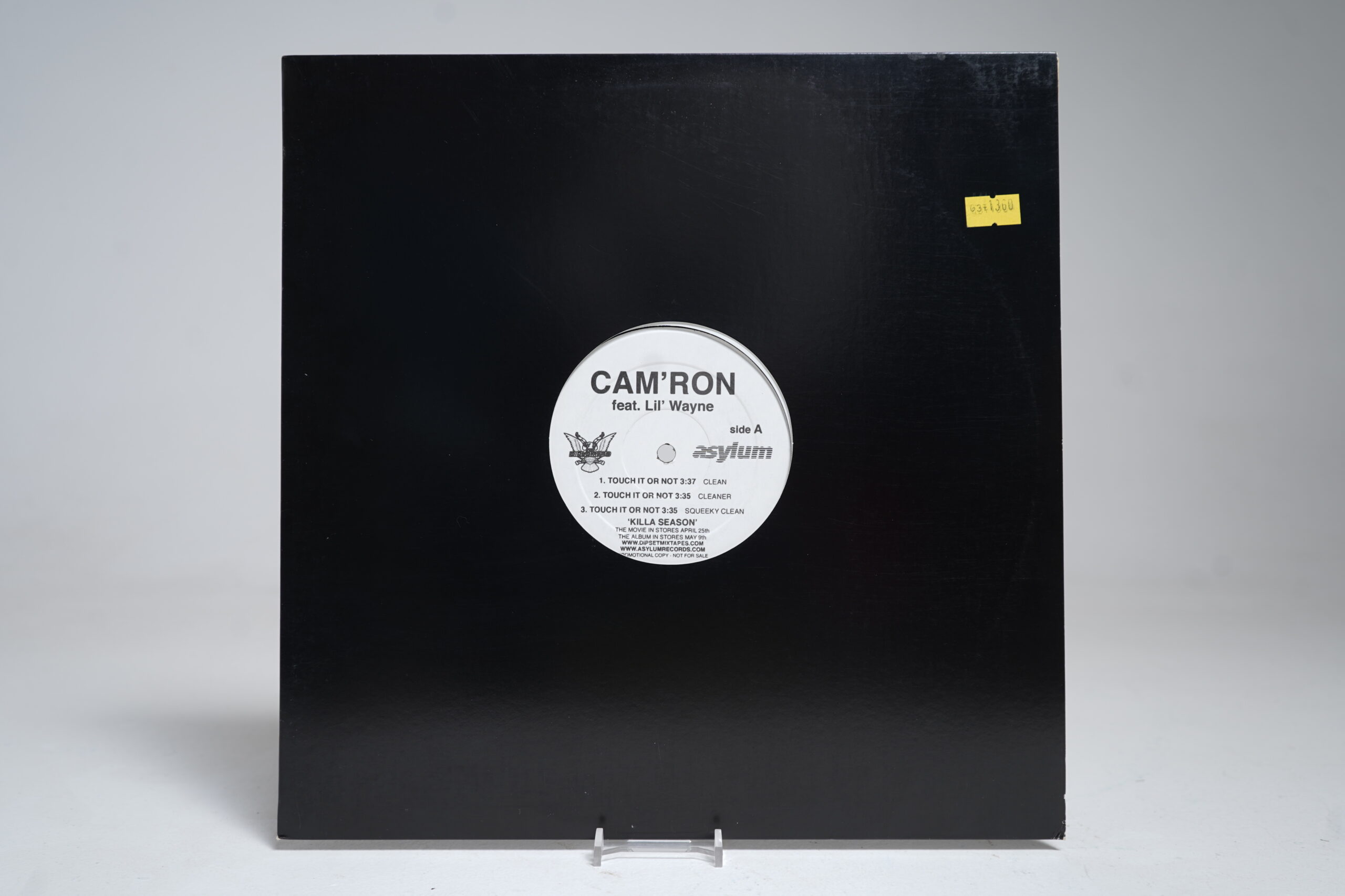 Cam’ron – Touch It or Not (feat. Lil’ Wayne) (12″ Vinyl Single)