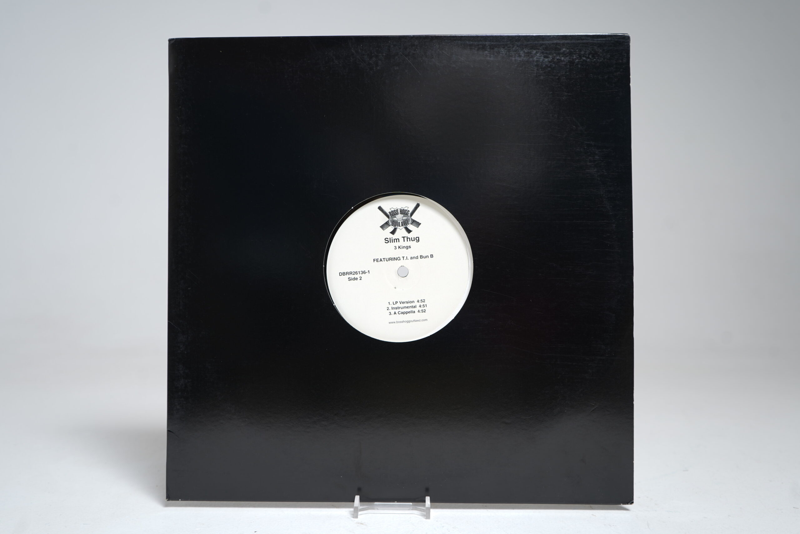 Slim Thug - 3 Kings (feat. T.I. & Bun B) (12β³ Vinyl Single) - Image 2