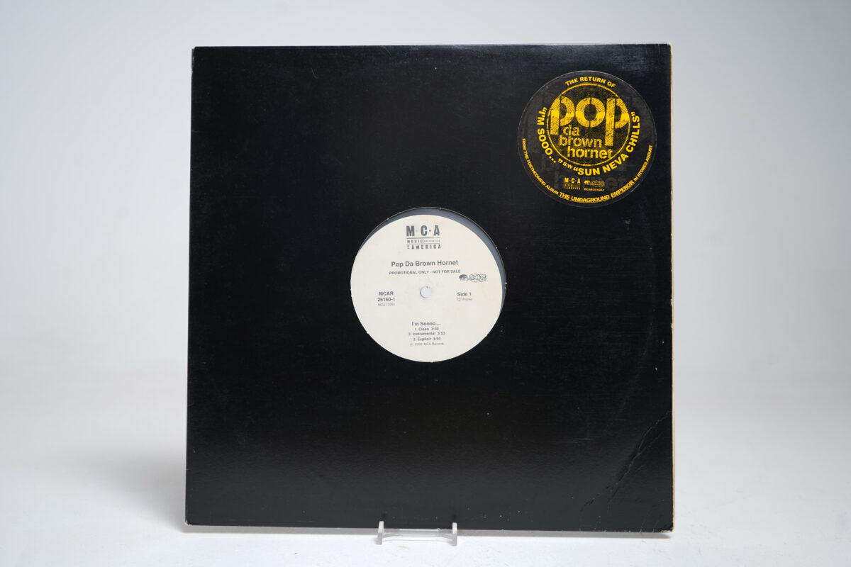 Pop Da Brown Hornet - I'm Soooo... (12″ Vinyl Single)