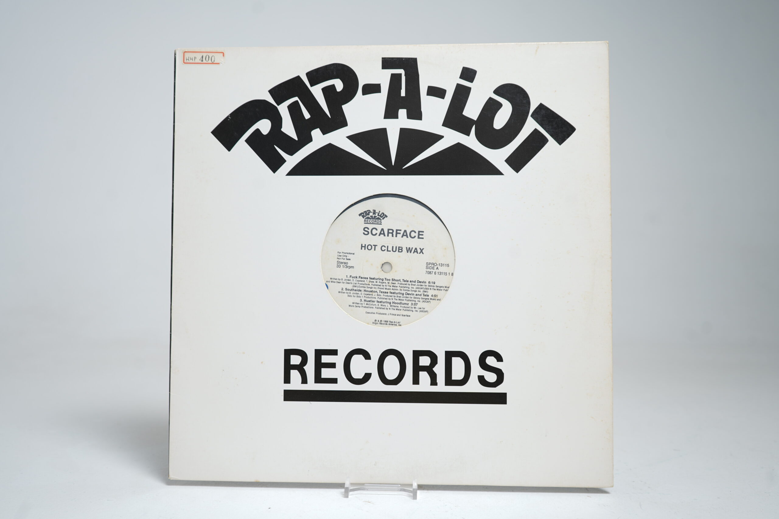 Scarface β Hot Club Wax (12β³ Vinyl Single)