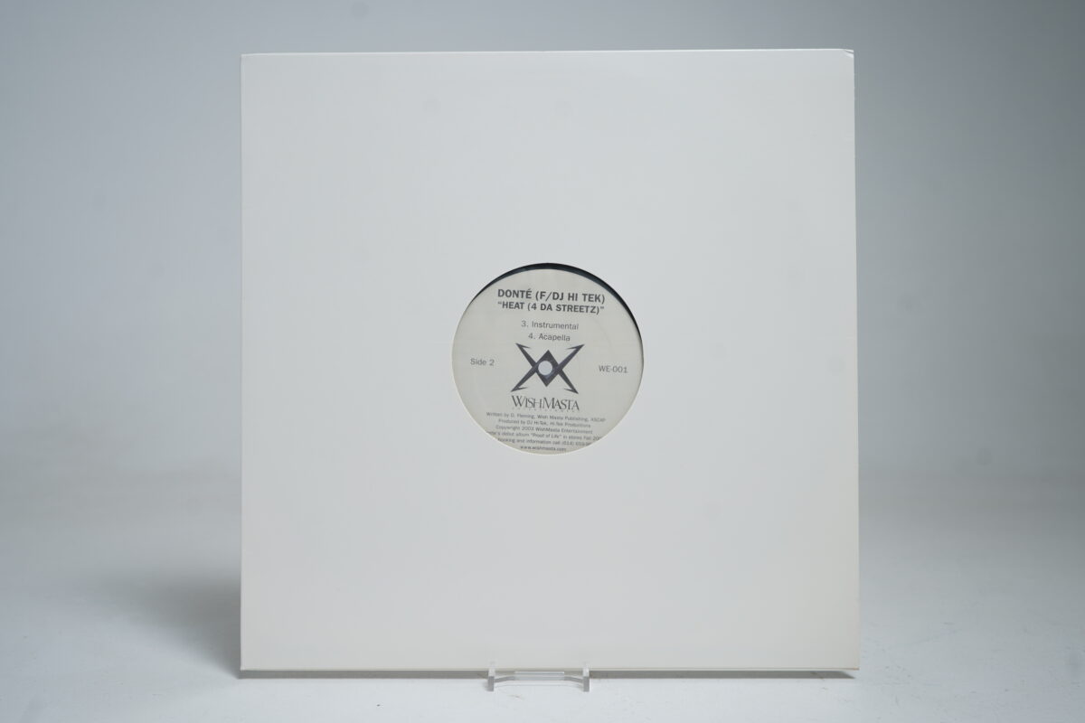 Donté (F / DJ Hi-Tek) – Heat (4 Da Streetz) (12" Vinyl Single)