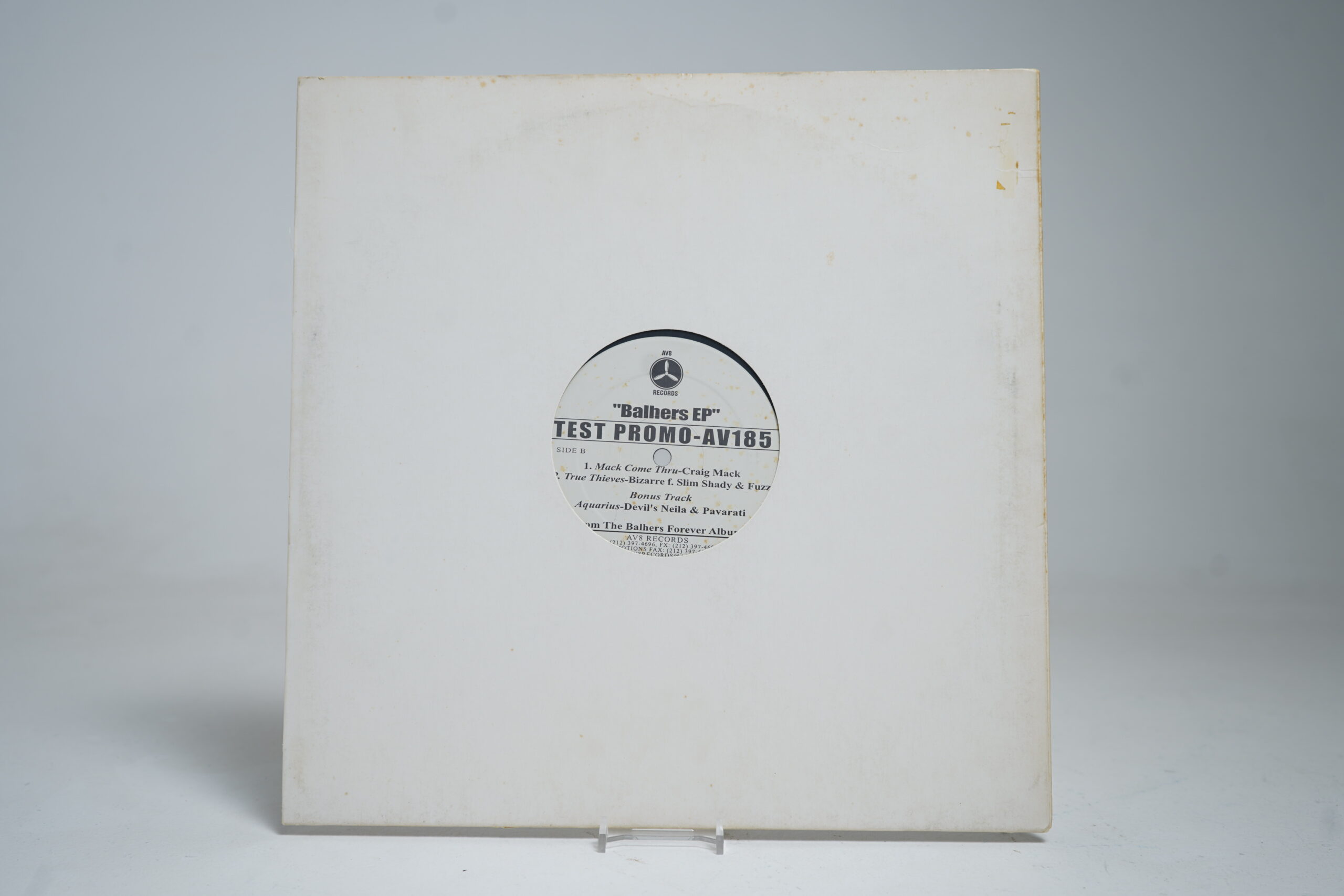 Balhers EP β Test Promo (12" Vinyl Single) - Image 2