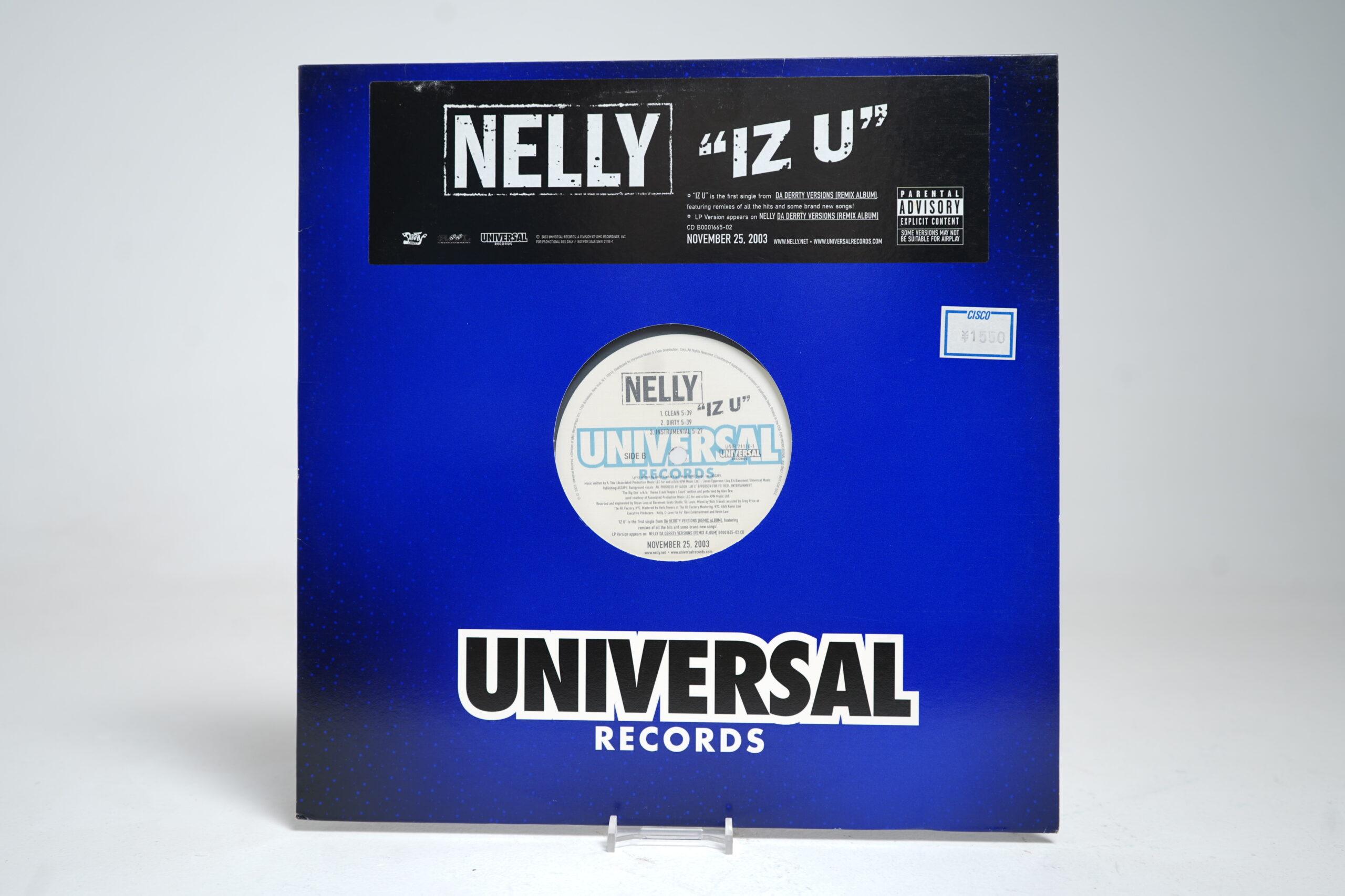 Nelly β Iz U (12" Vinyl Single)