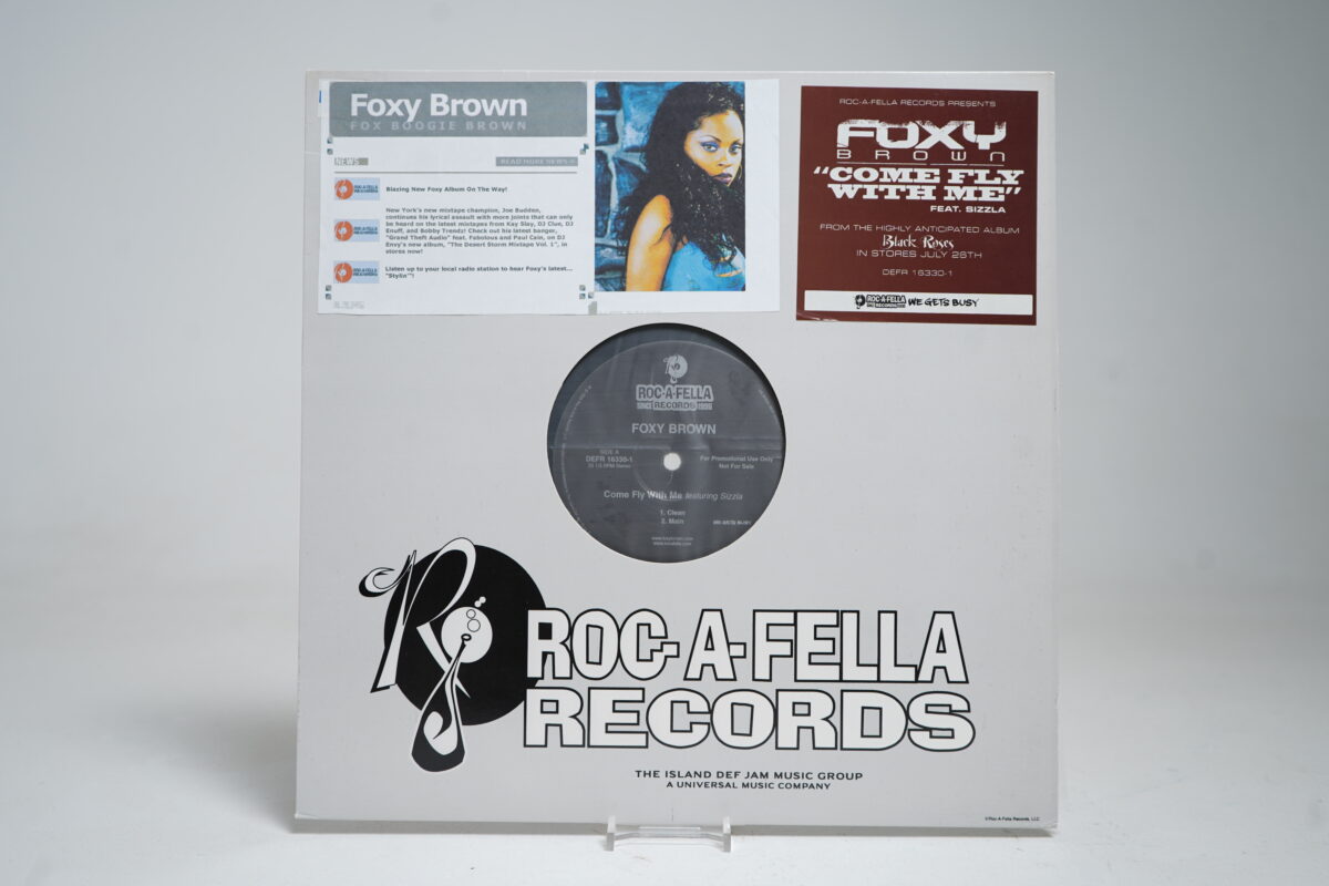 Foxy Brown – Come Fly With Me (feat. Sizzla) (12" Vinyl Single)