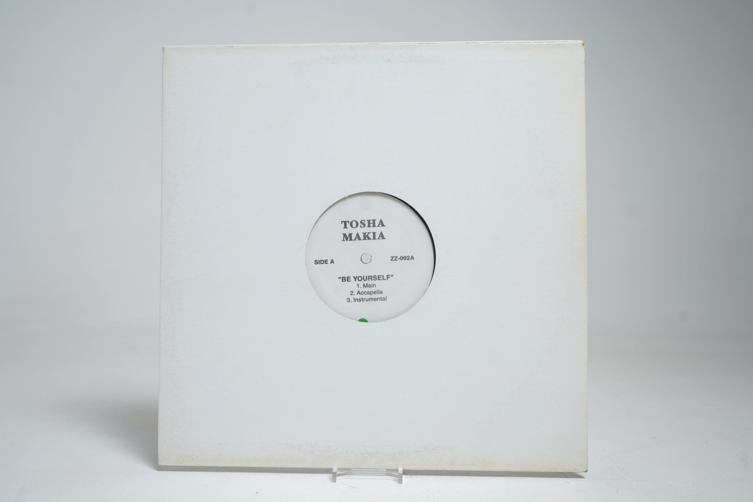 Tosha Makia β Be Yourself (12" Vinyl Single)