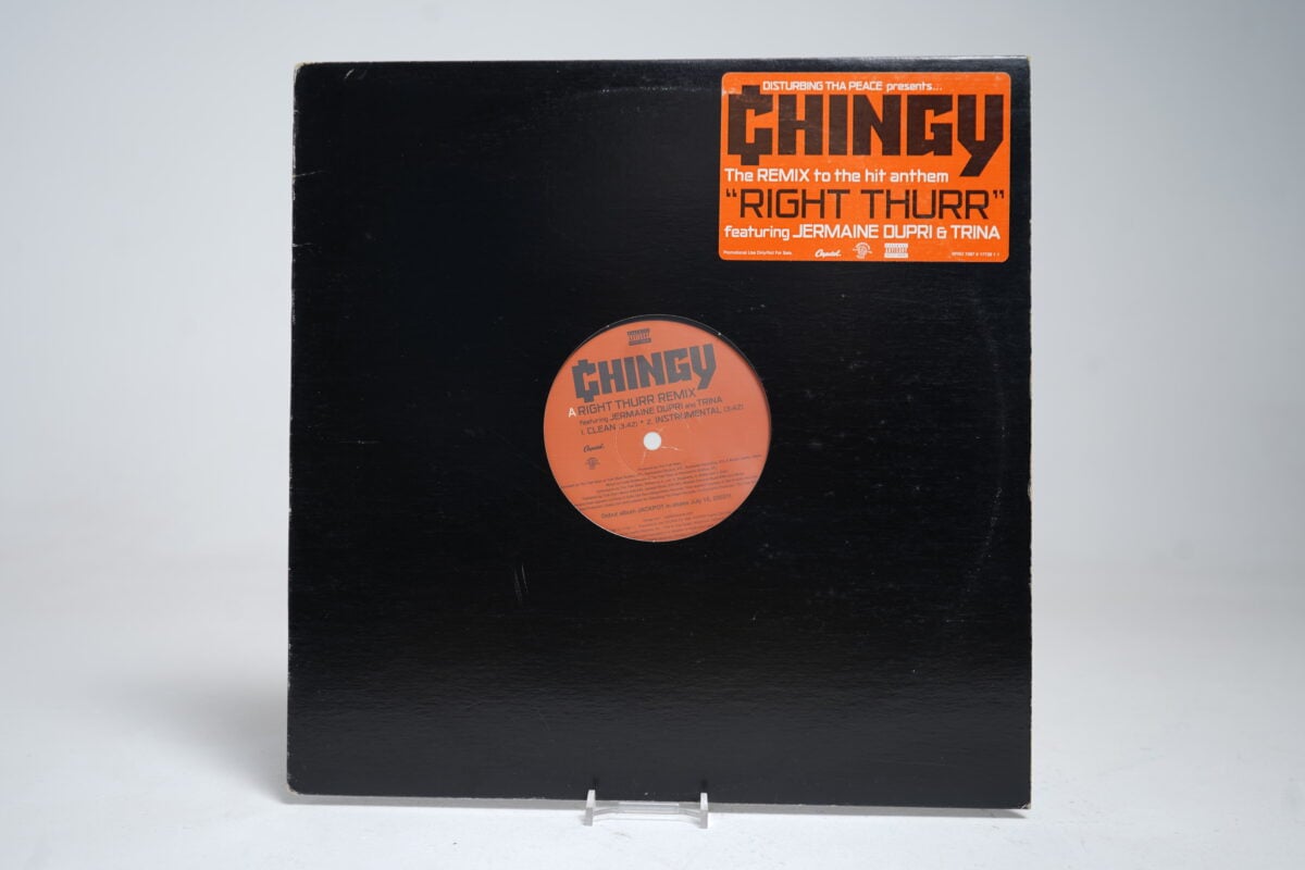 Chingy – Right Thurr (Remix) [feat. Jermaine Dupri & Trina] (12" Vinyl Single)