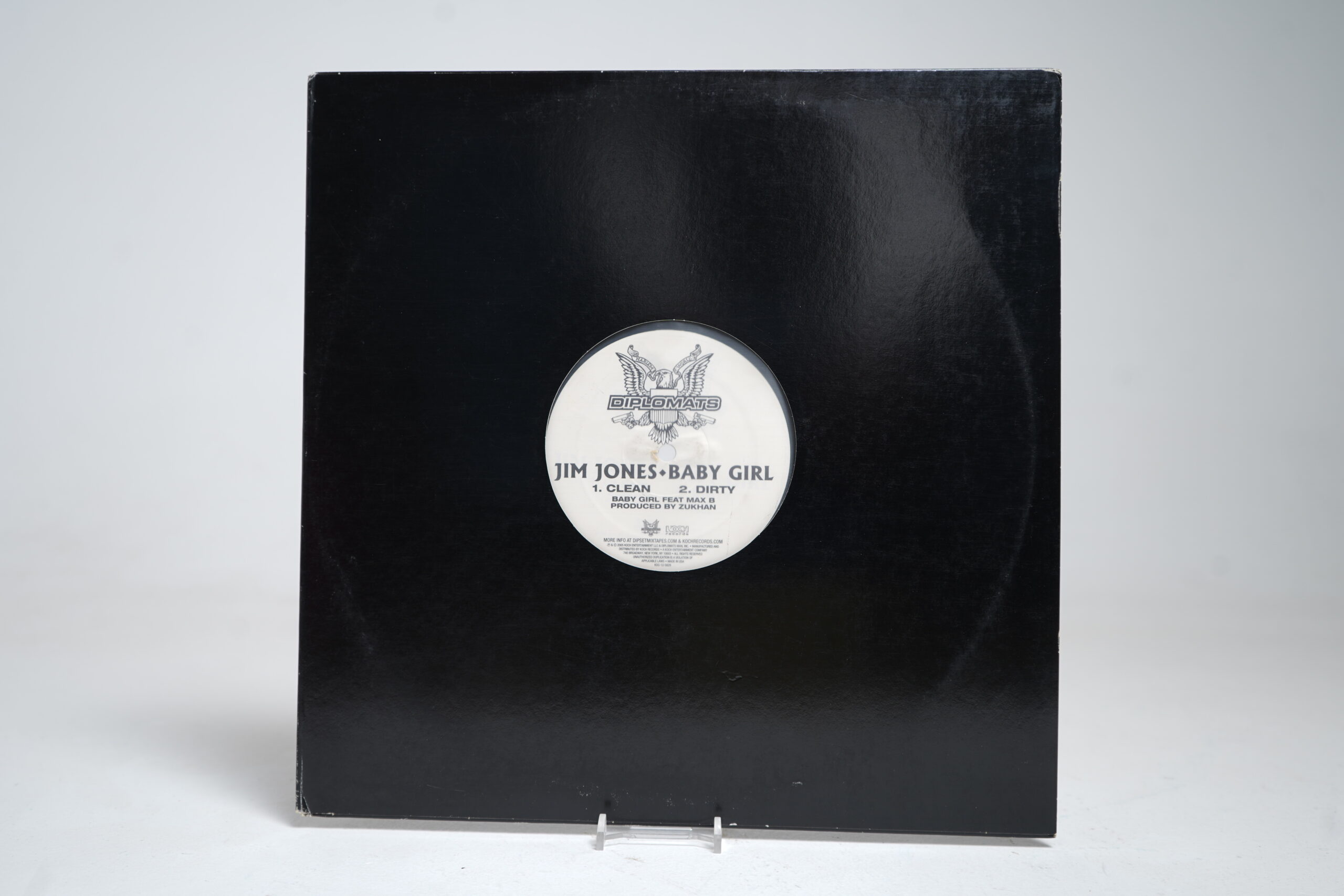 Jim Jones β Baby Girl (feat. Max B) (12" Vinyl Single)