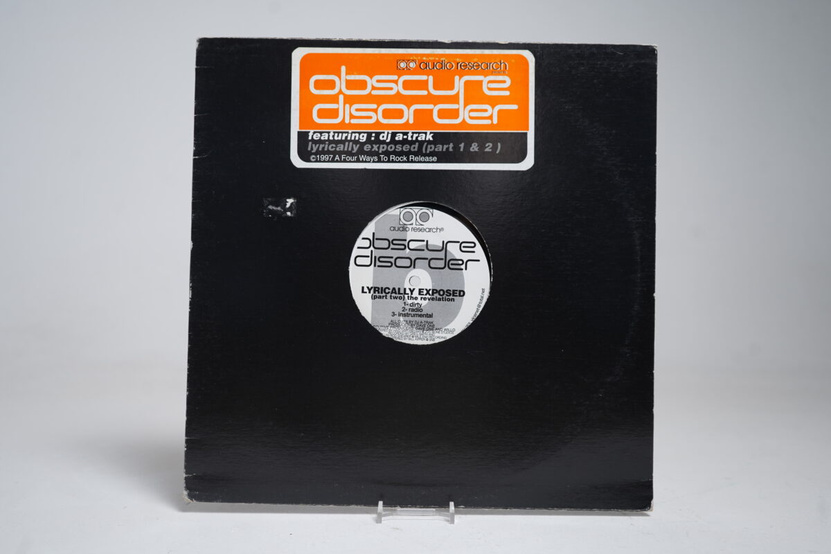 Obscure Disorder – Lyrically Exposed (Part 1 & 2) (feat. DJ A-Trak) (12" Vinyl Single)