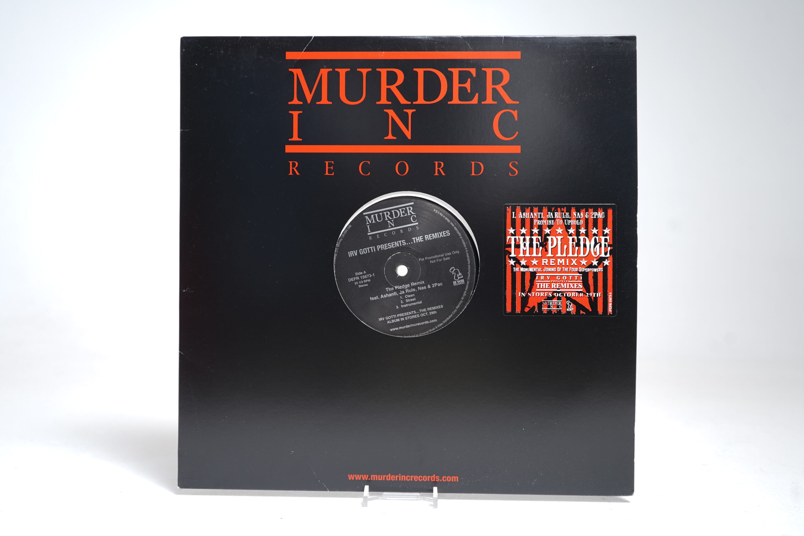 Irv Gotti Presents… The Remixes – The Pledge (Remix) (feat. Ashanti, Ja Rule & 2Pac) (12" Vinyl Single)