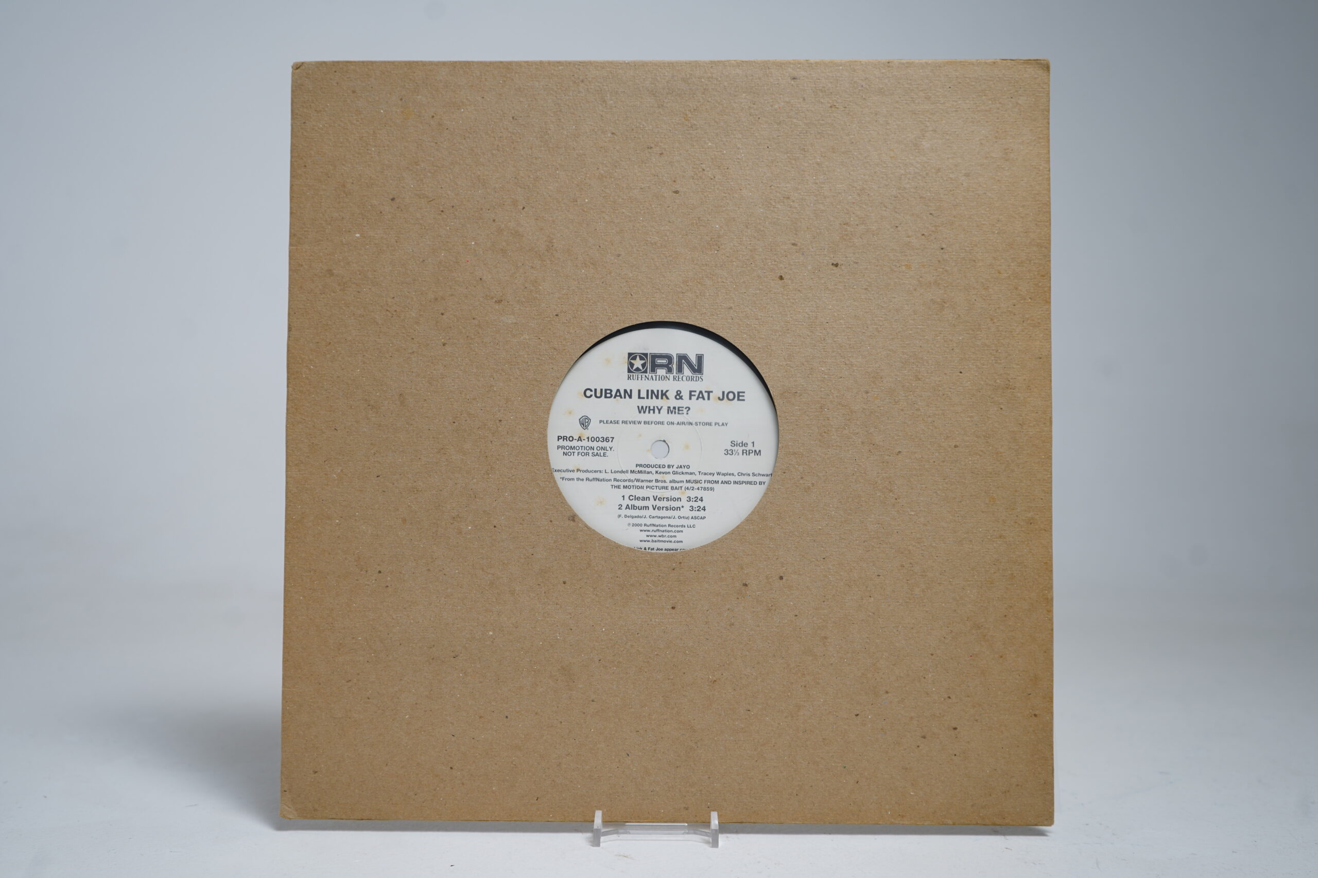 Cuban Link & Fat Joe β Why Me? (12" Vinyl Single)