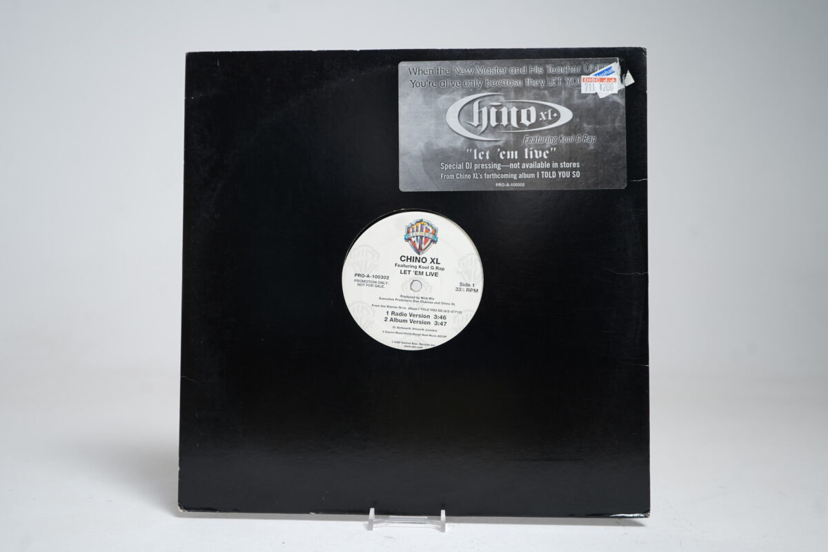 Chino XL – Let ’Em Live (feat. Kool G Rap) (12" Vinyl Single)