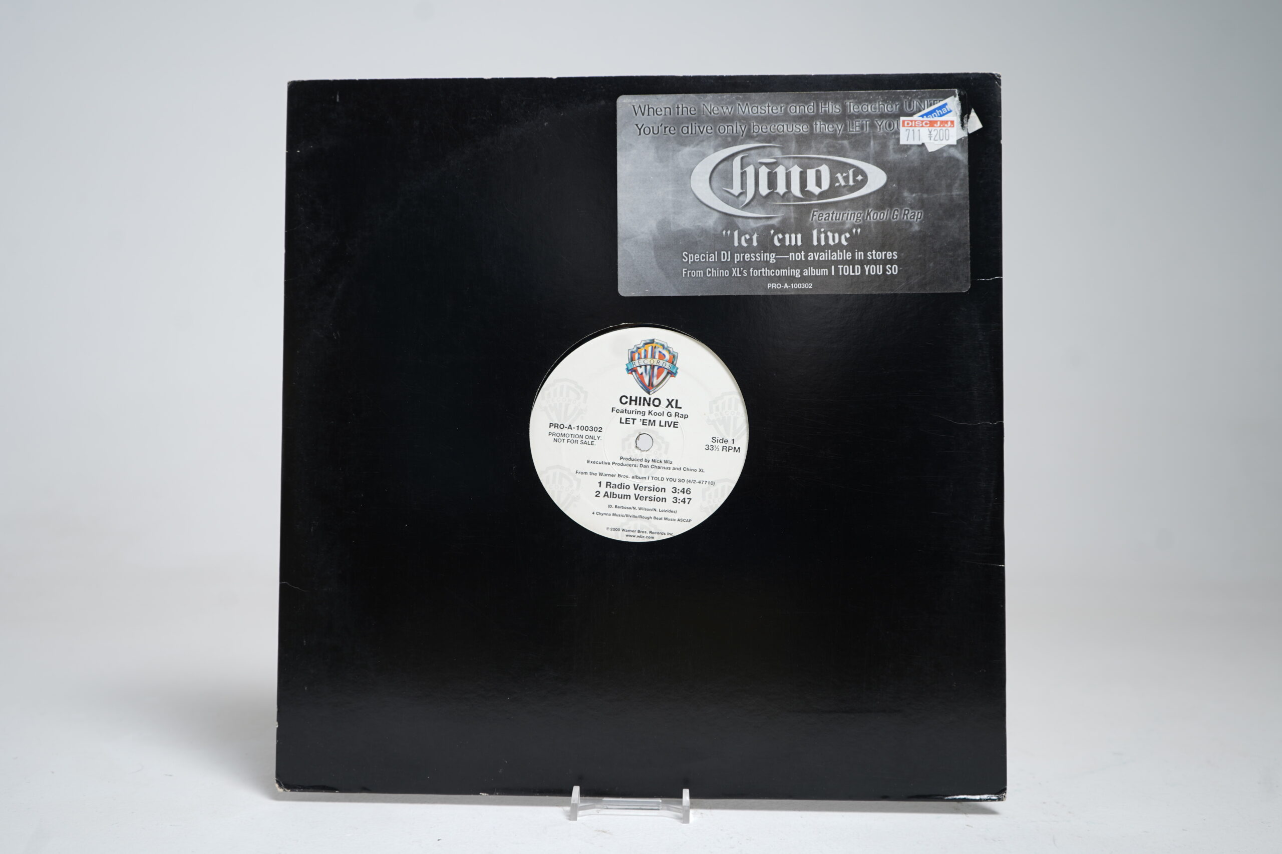 Chino XL β Let βEm Live (feat. Kool G Rap) (12" Vinyl Single)