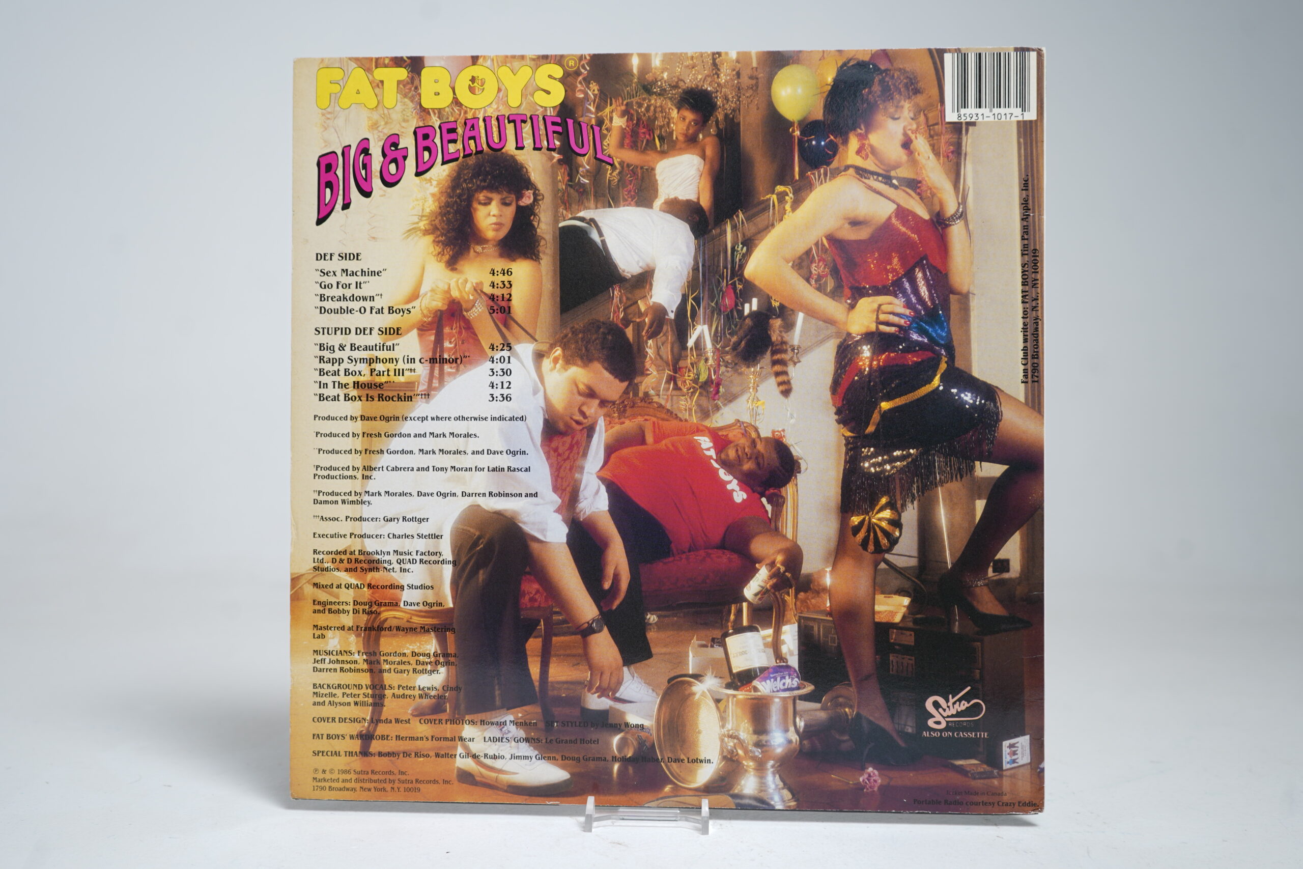 Fat Boys β Big & Beautiful (12" Vinyl Single) - Image 2