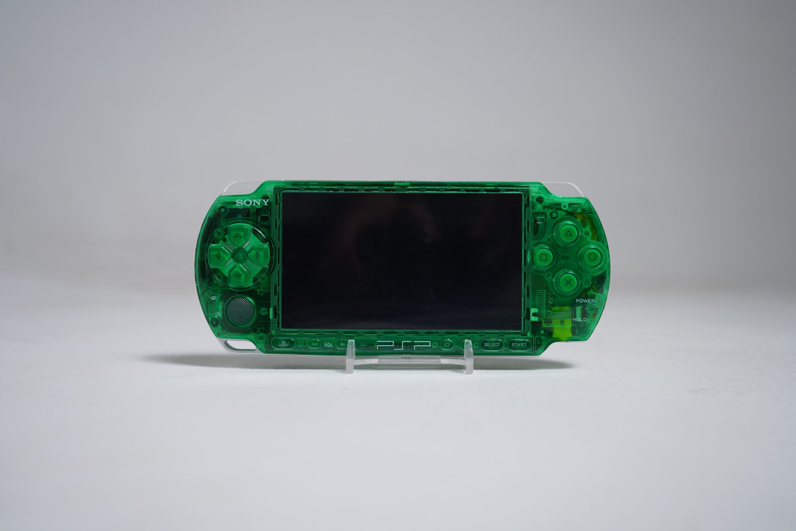 Sony PSP 3000 Transparent Green (Modded)