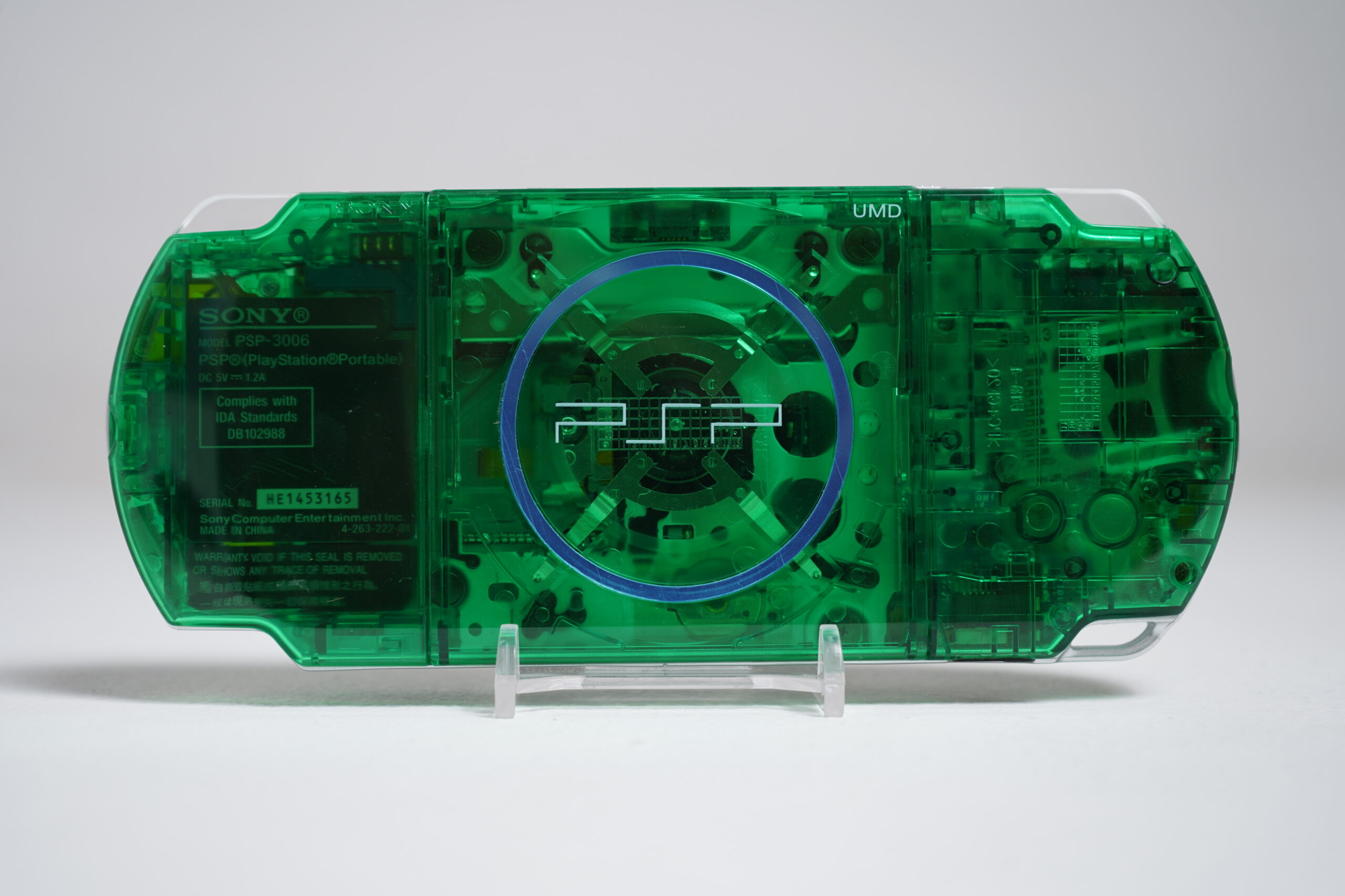 Sony PSP 3000 Transparent Green (Modded) - Image 2