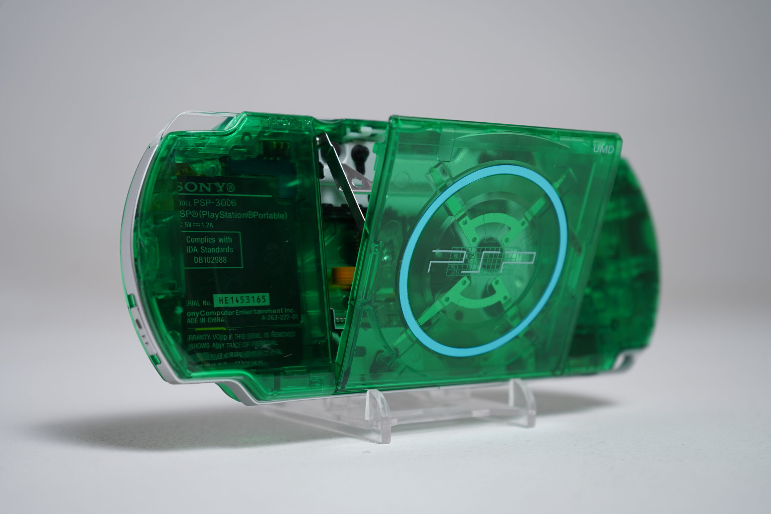Sony PSP 3000 Transparent Green (Modded) - Image 5