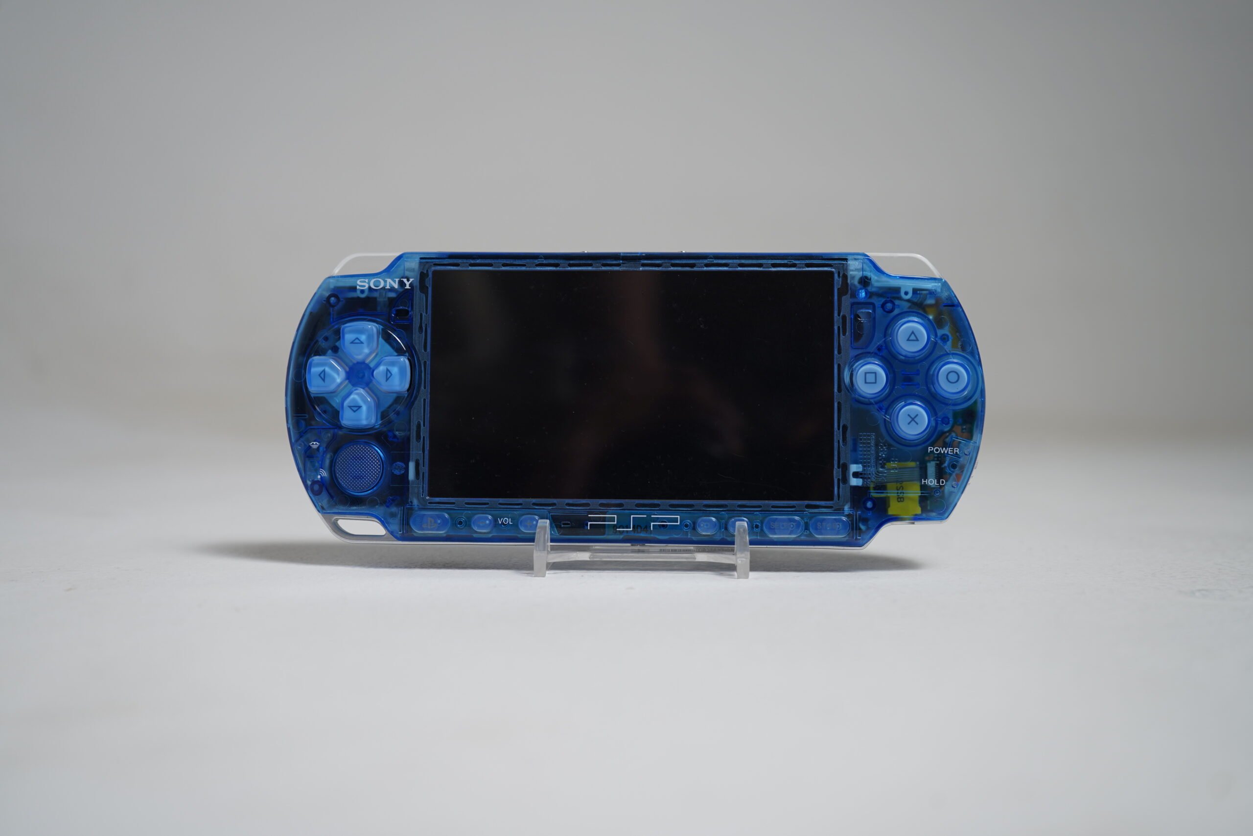 Sony PSP 3000 Transparent Blue (Modded)