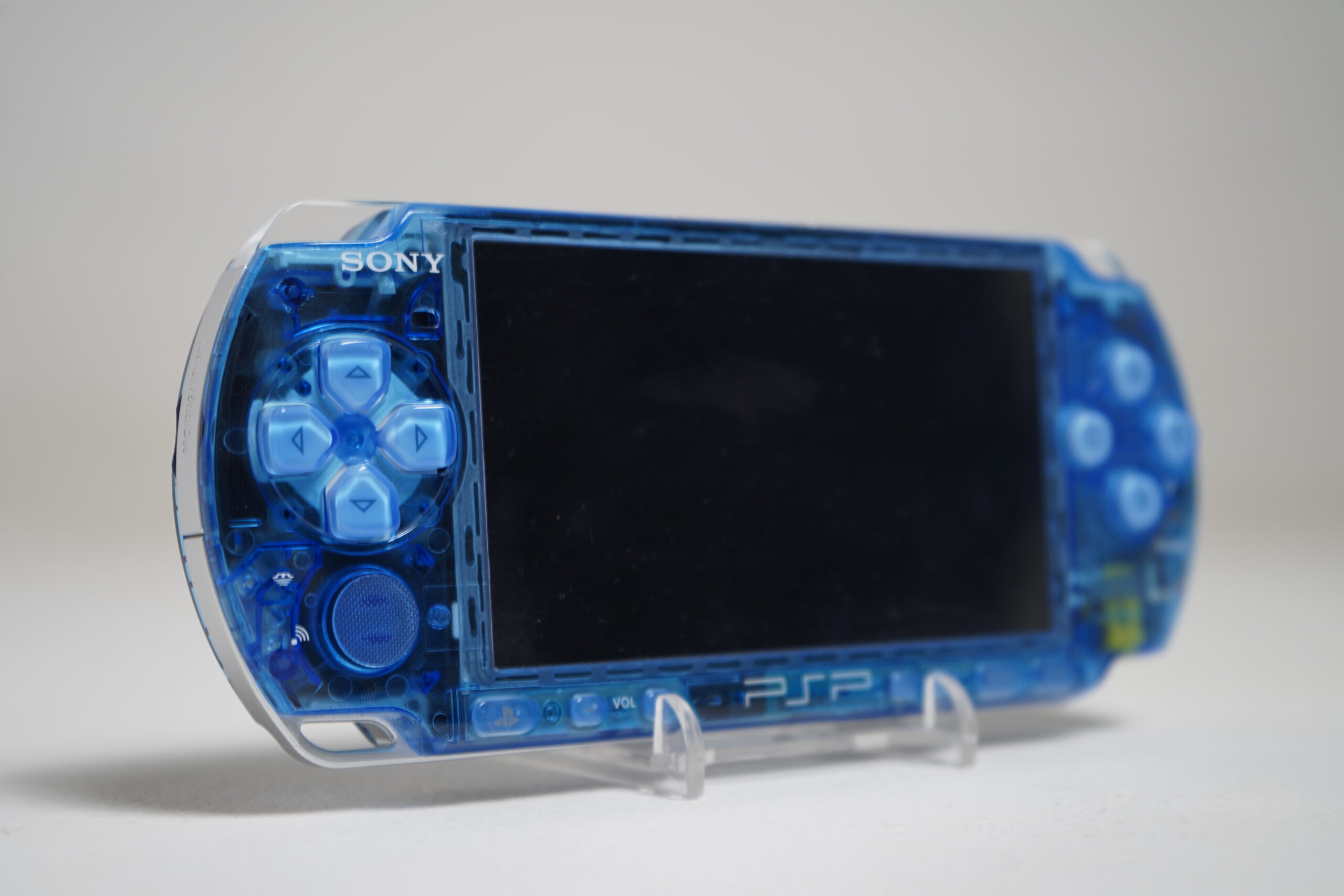 Sony PSP 3000 Transparent Blue (Modded) - Image 4