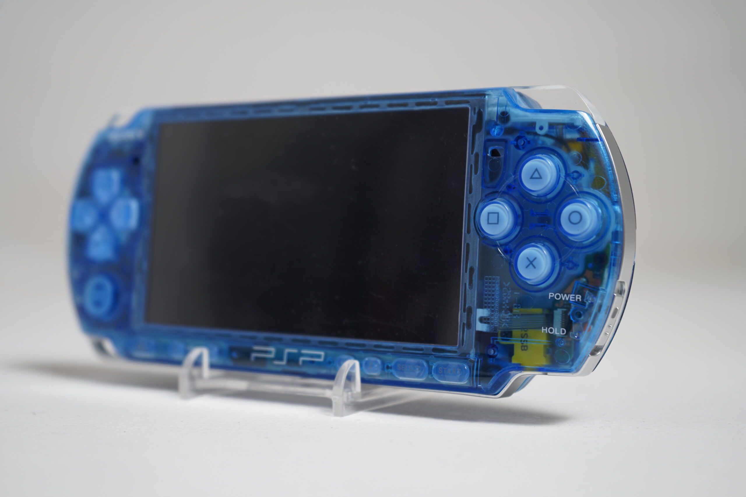 Sony PSP 3000 Transparent Blue (Modded) - Image 3