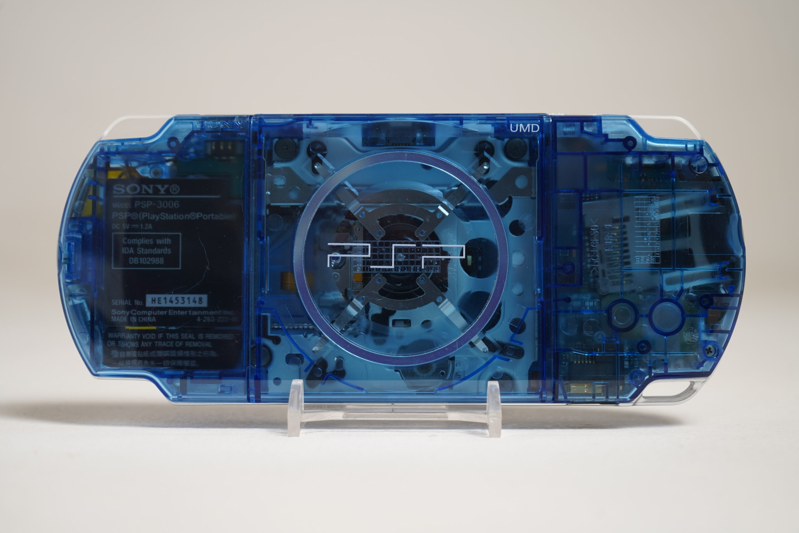 Sony PSP 3000 Transparent Blue (Modded) - Image 2