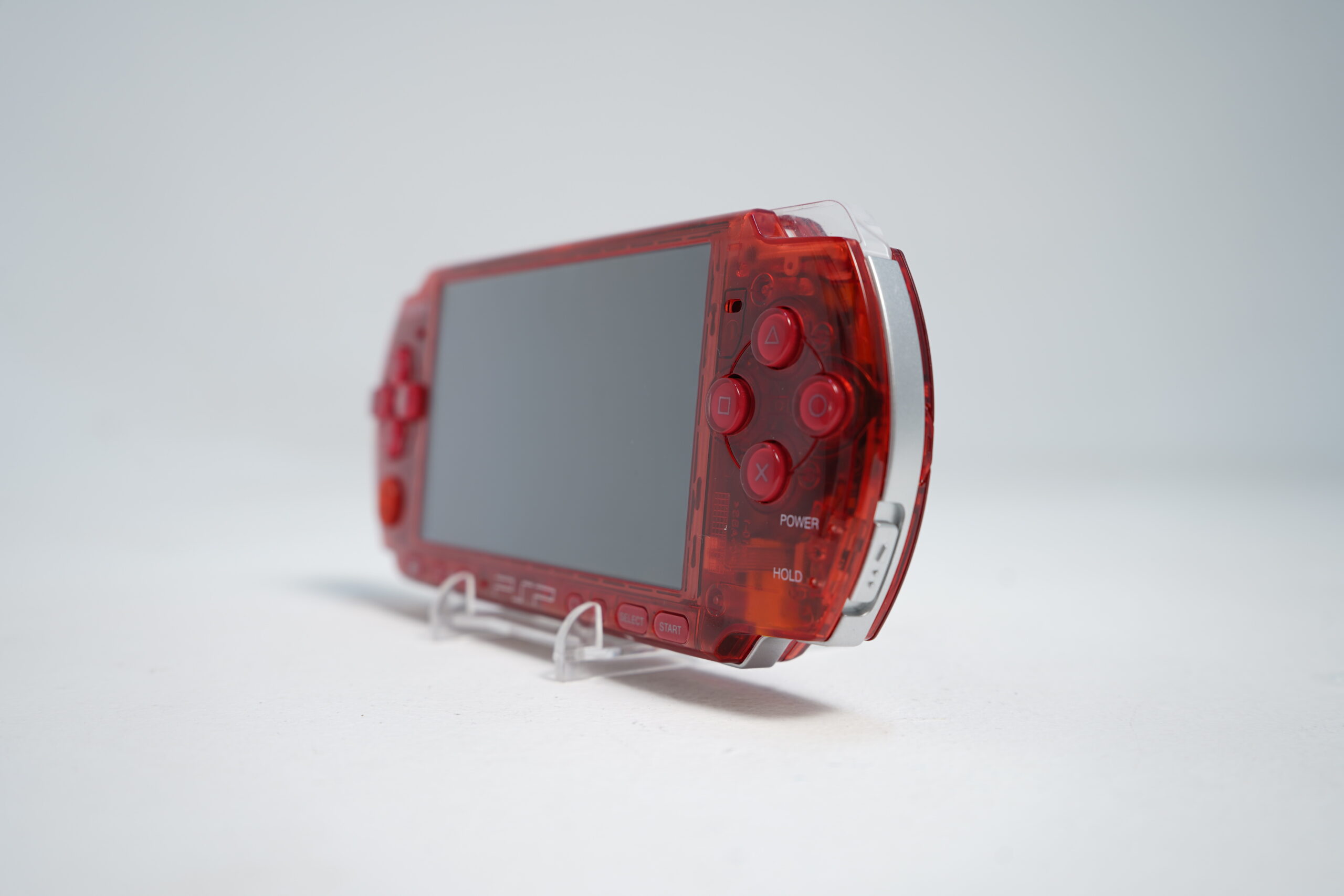 Sony PSP 3000 Transparent Red (Modded) - Image 4