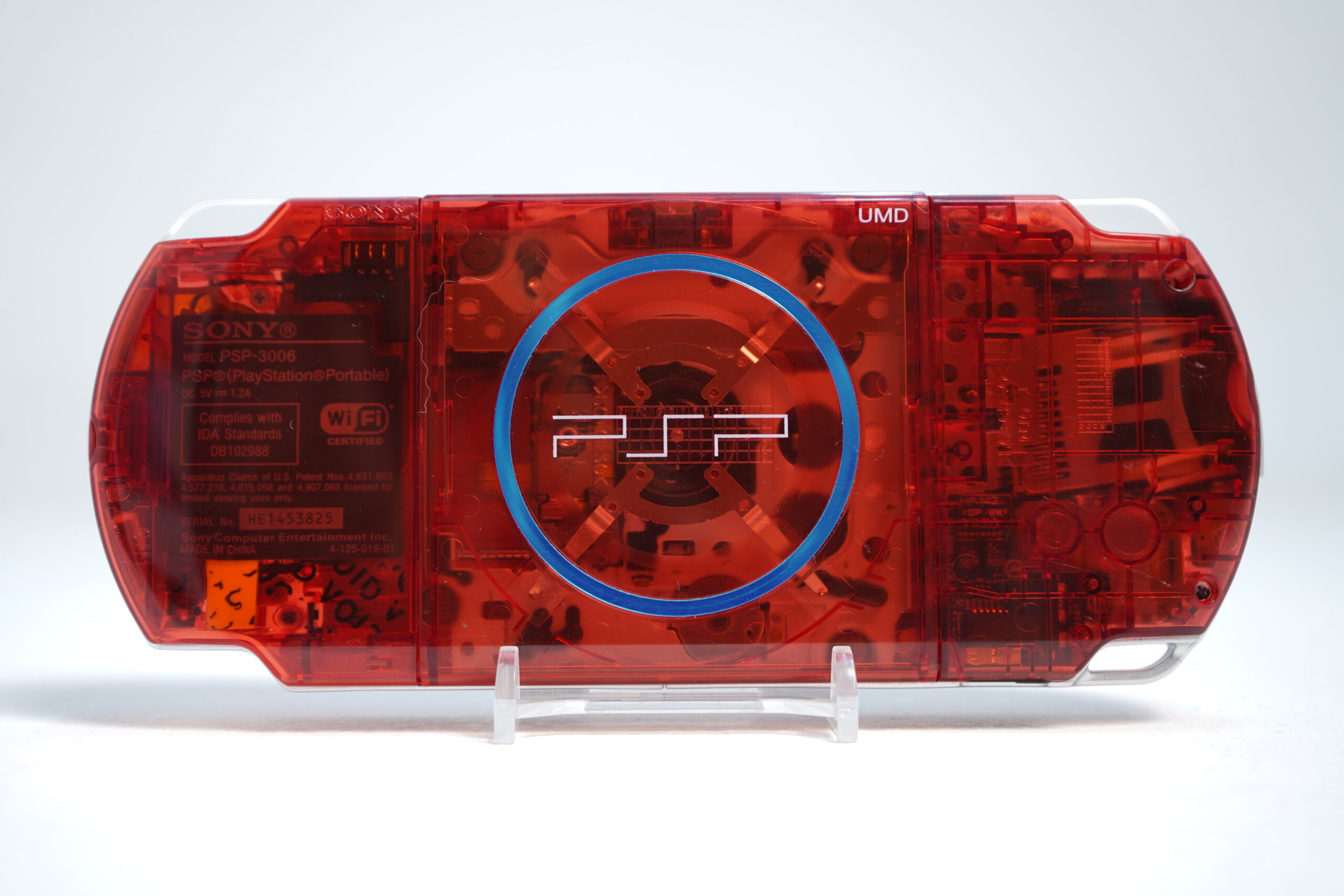 Sony PSP 3000 Transparent Red (Modded) - Image 2