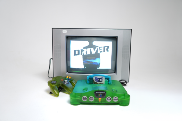 Nintendo N64 Transparent Green Bundle