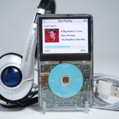 Alternative view of Apple iPod Classic 6th Generation 80GB (Transparent Blue)