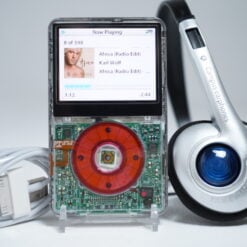 Alternative view of Apple iPod Classic 5th Generation 80GB (Transparent Red)