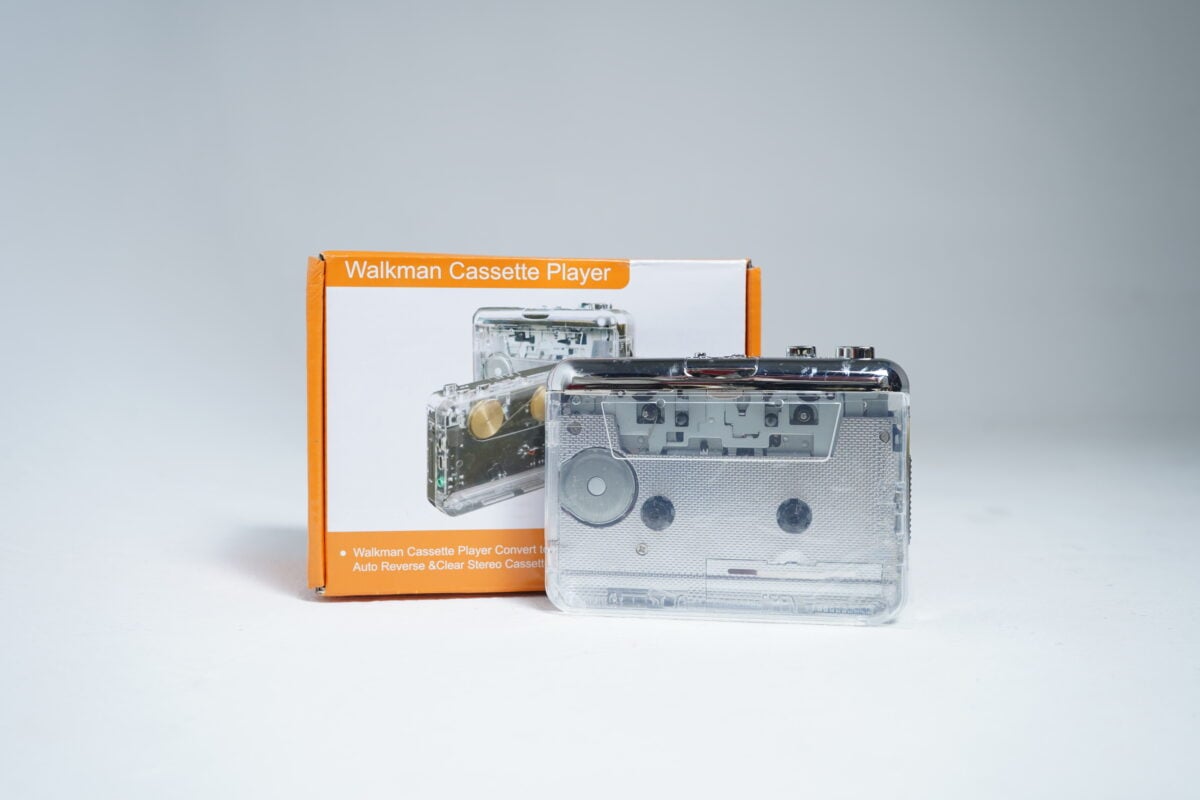 Walkman Cassette Player TON010B Clear
