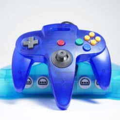 Alternative view of Nintendo 64 Ice Blue
