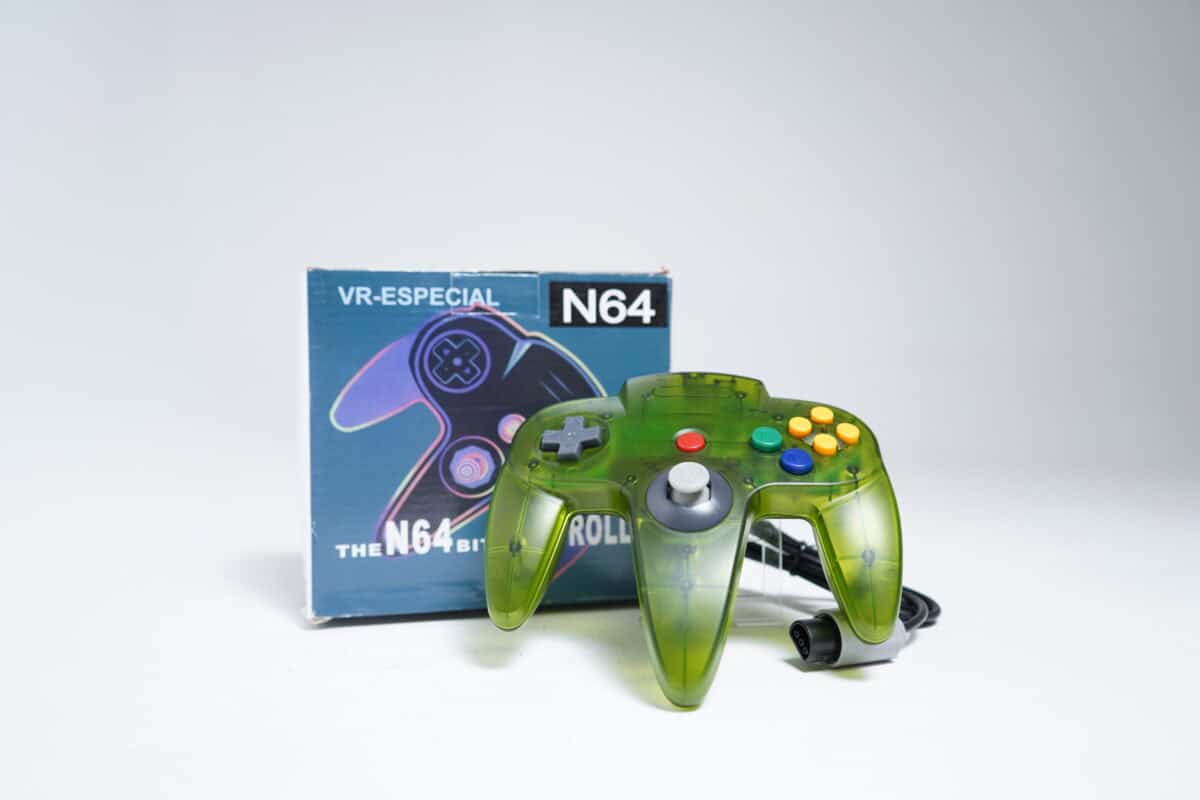 N64 Controller VR-Especial Green Transparent