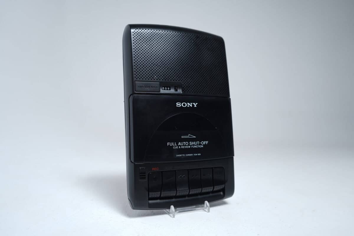 Sony TCM-929 Cassette Recorder (Black)