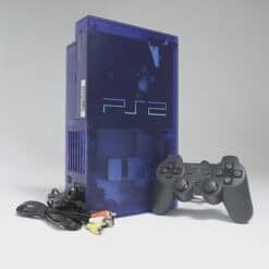Rare PlayStation 2 Fat Blue Transparent (Open Region)