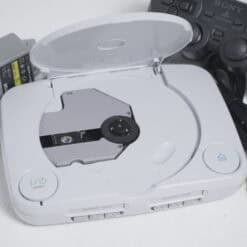 Alternative view of Sony PlayStation 1 Open Region (White)